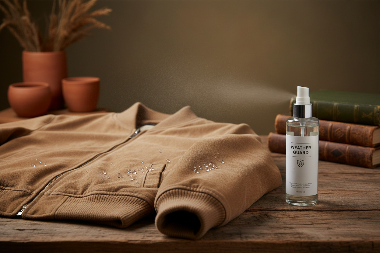 waterproofing your suede jacket