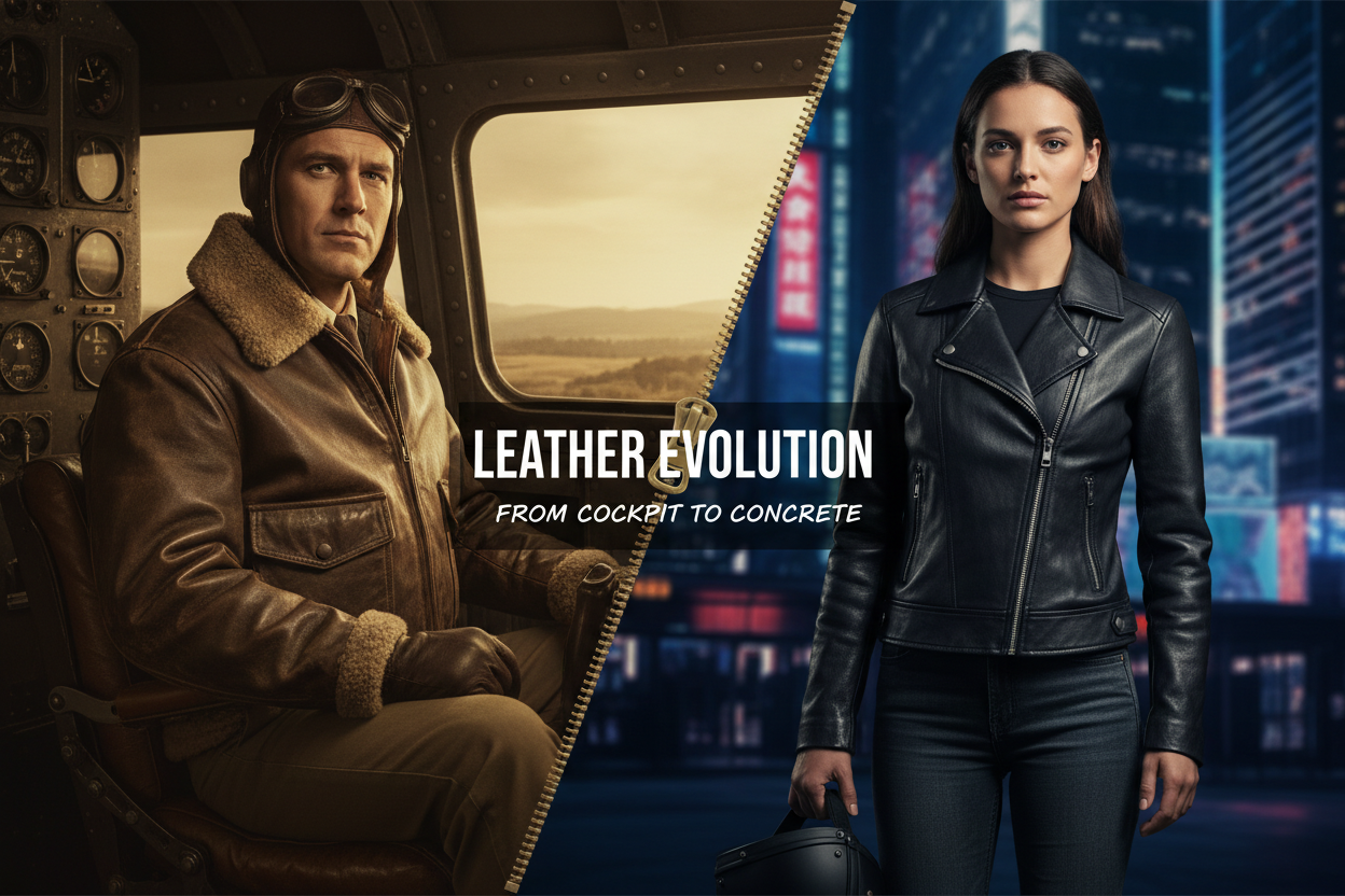 History of Leather Jacket: From Cockpits to Closets