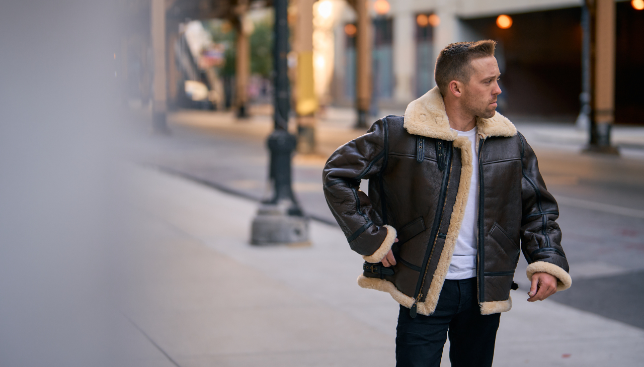 How to Wash a Shearling Bomber Jacket