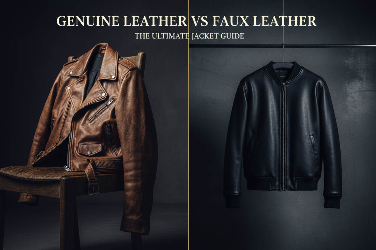 Genuine Leather vs Faux Leather Jackets