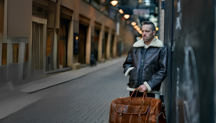 How UK Men Choose a Leather Bomber Jacket
