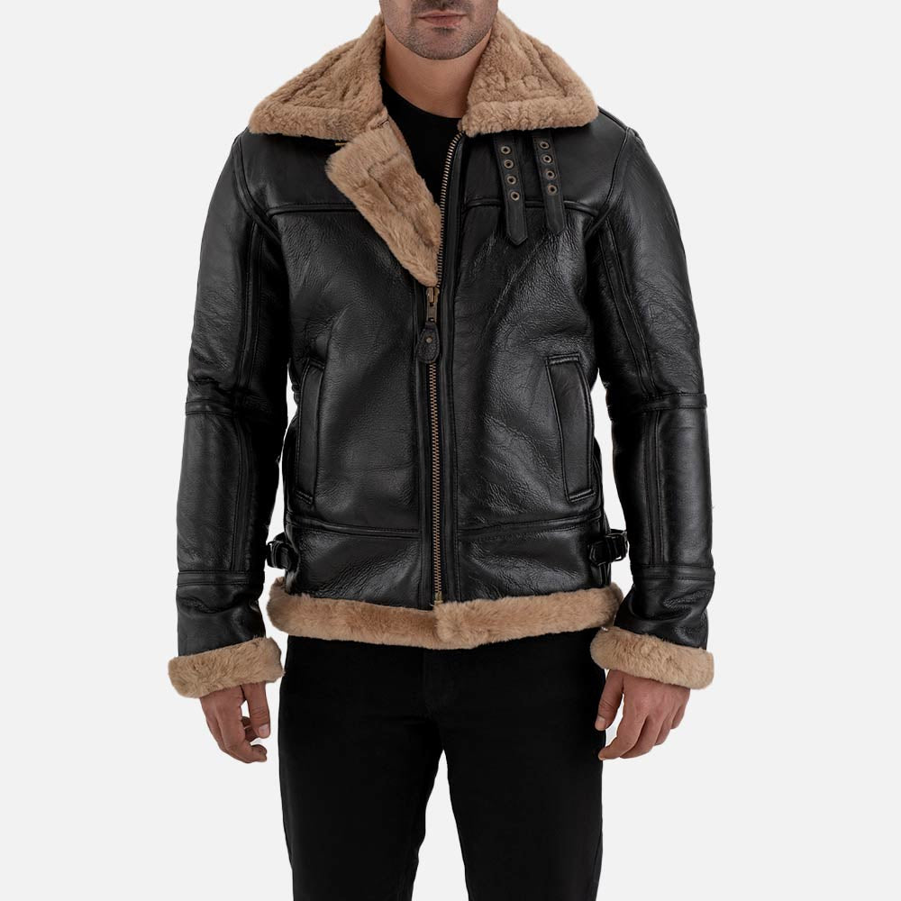 Arctic B3 Bomber Real Shearling Jacket