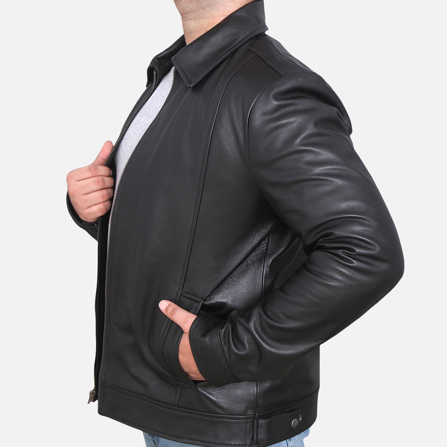 John Wick Black Leather Jacket - Marco Enzolani