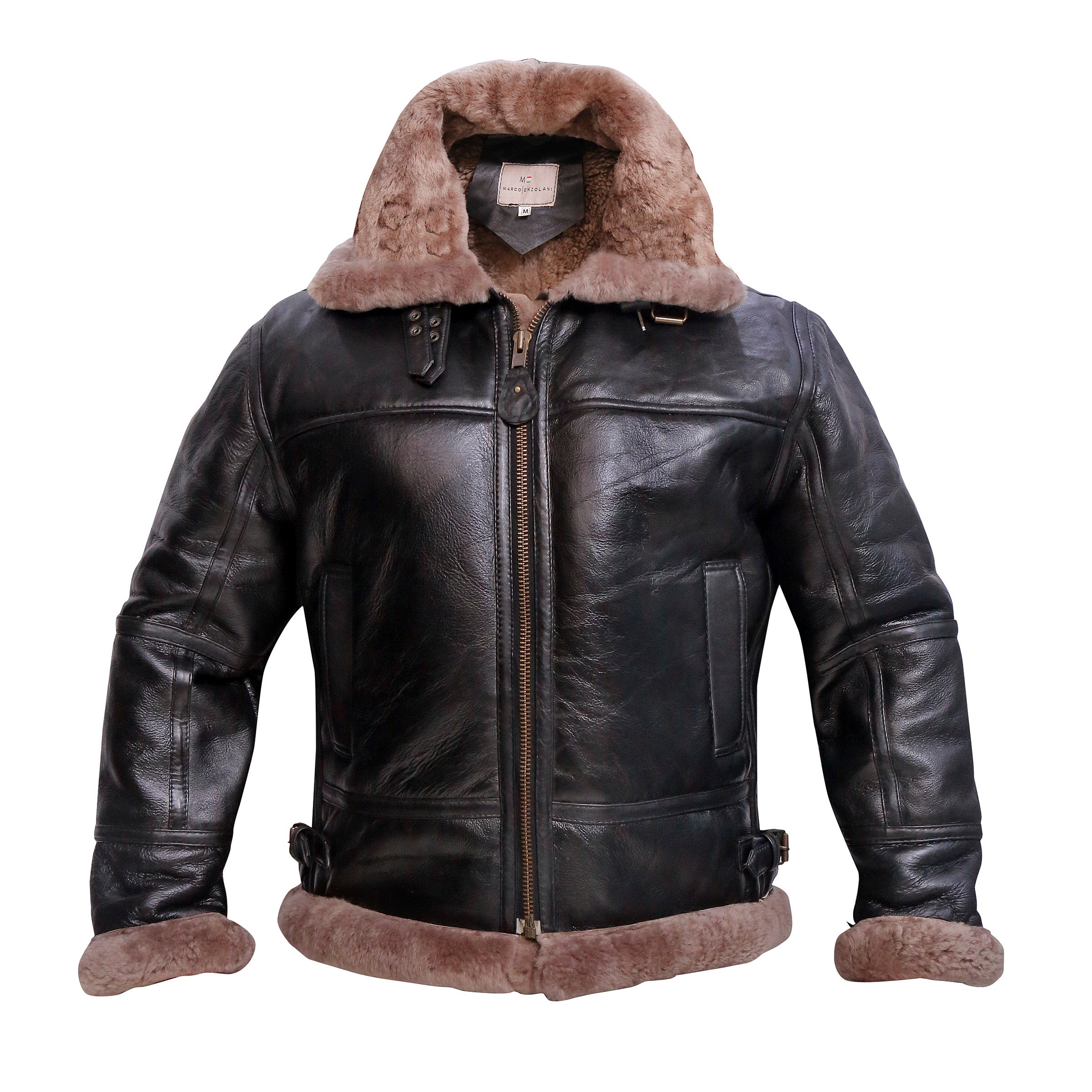 Roxo B3 Real Shearling Bomber Jacket