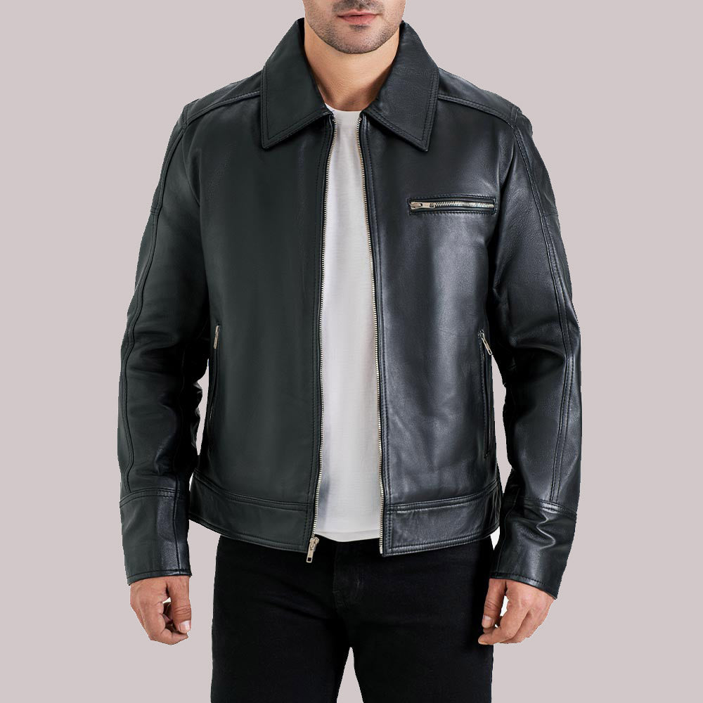 Milano Black Leather Jacket