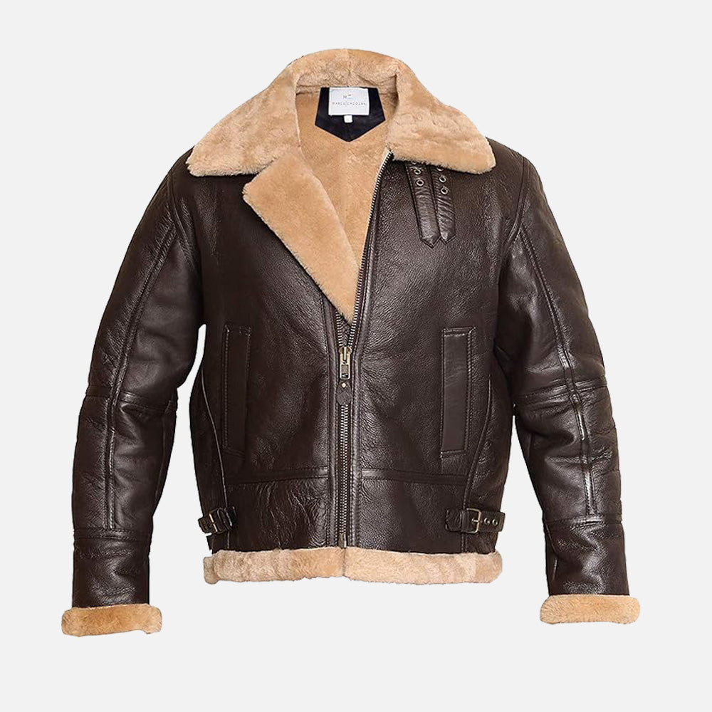 Arctic Real Shearling Bomber Jacket